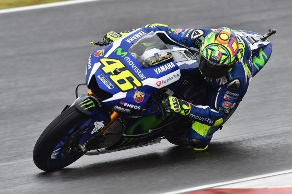 Il Dottore in azione in pista