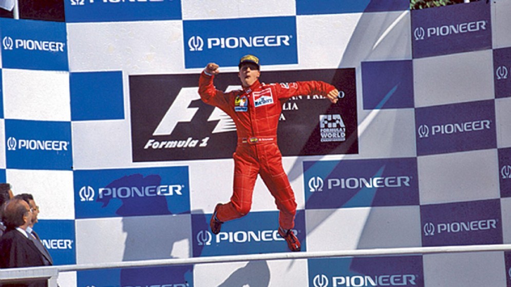 Michael Schumacher ai tempi della Ferrari