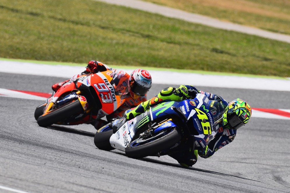 La lotta con Marc Marquez