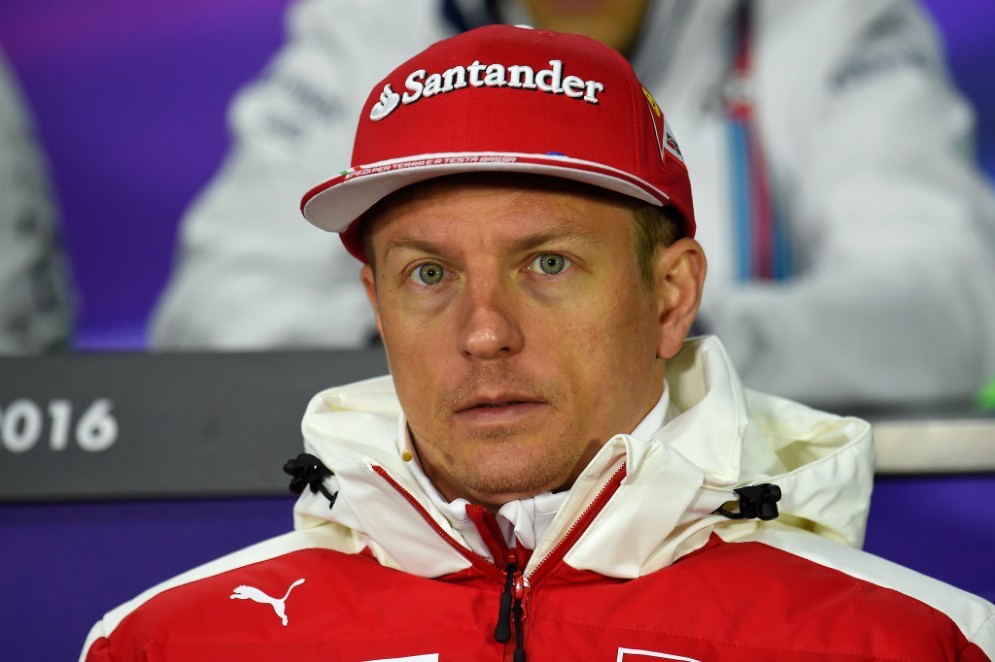 Kimi Raikkonen in conferenza stampa