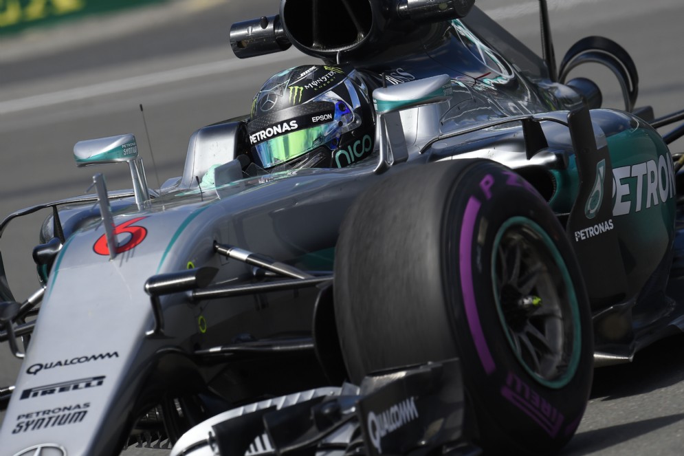 Nico Rosberg in azione a Montreal