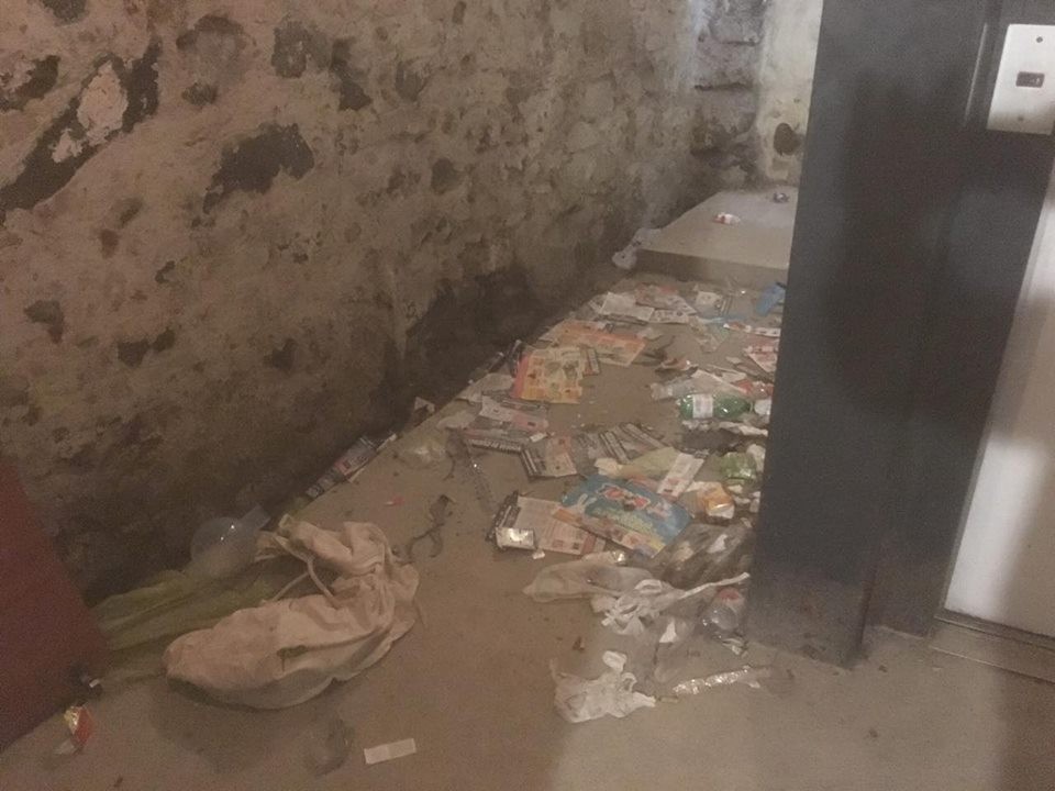 Immagine eloquente della situazione in via Marocchetti...
