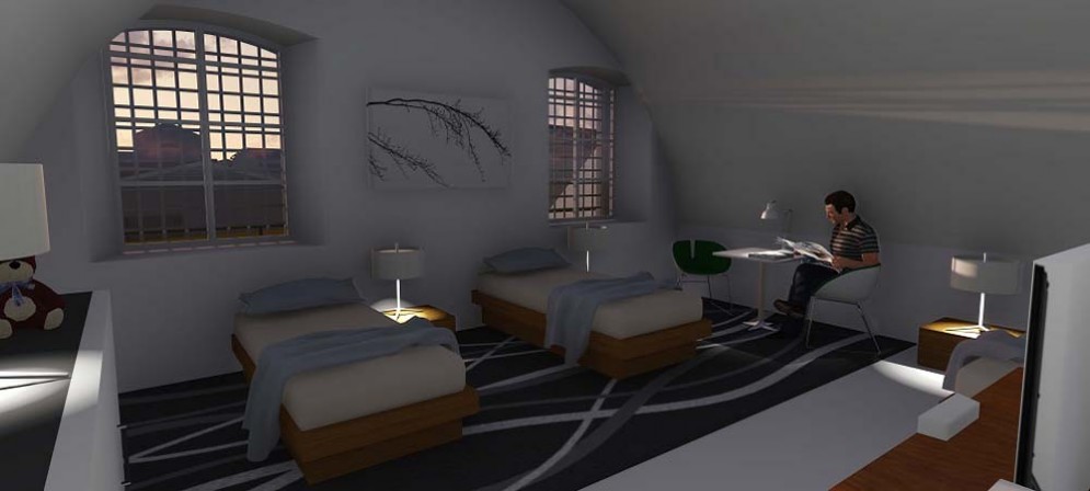 Il rendering dell'ex caserma Filzi di Palmanova
