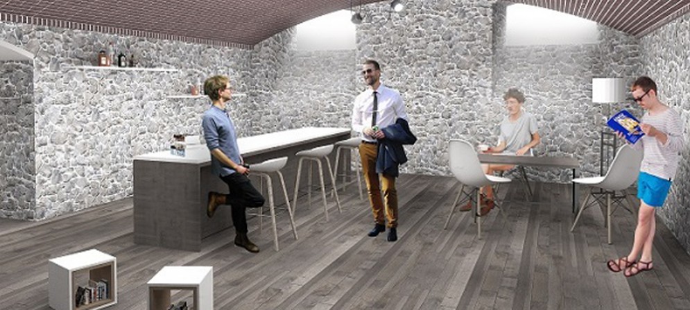 Il rendering dell'ex caserma Filzi di Palmanova
