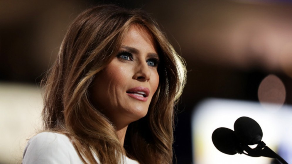 Melania Trump durante la convention Repubblicana di Cleveland