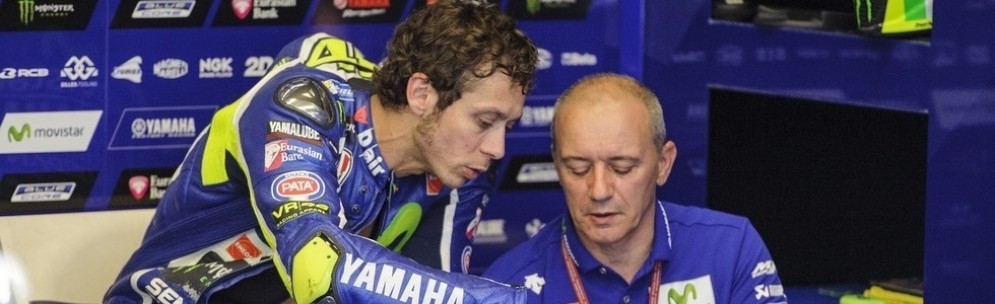 Valentino Rossi con il suo coach Luca Cadalora