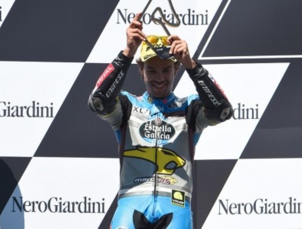 Franco Morbidelli sul podio del Gran Premio d'Austria