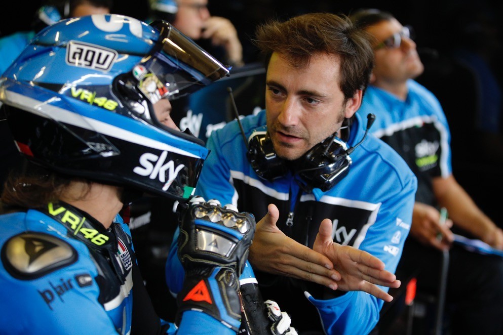 Nieto con i suoi piloti