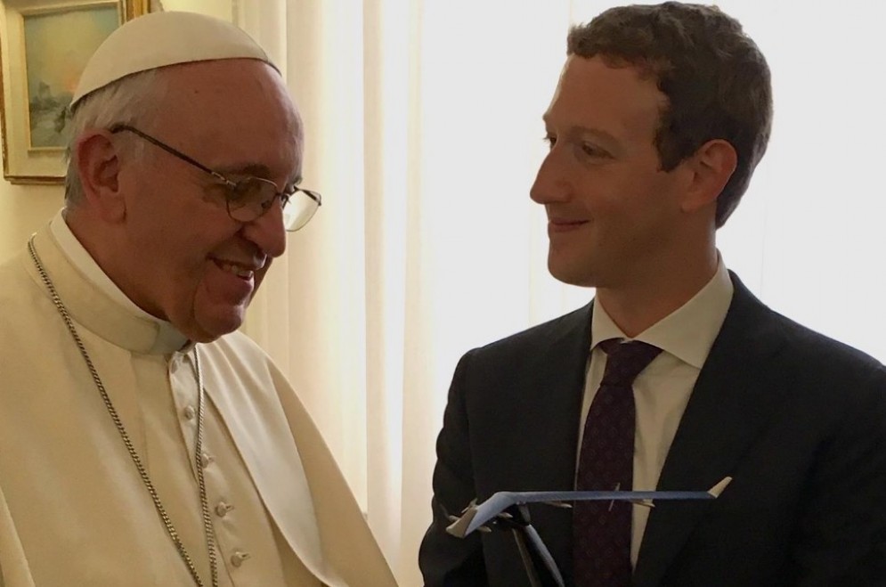 La lunga giornata di Mark Zuckerber a Roma