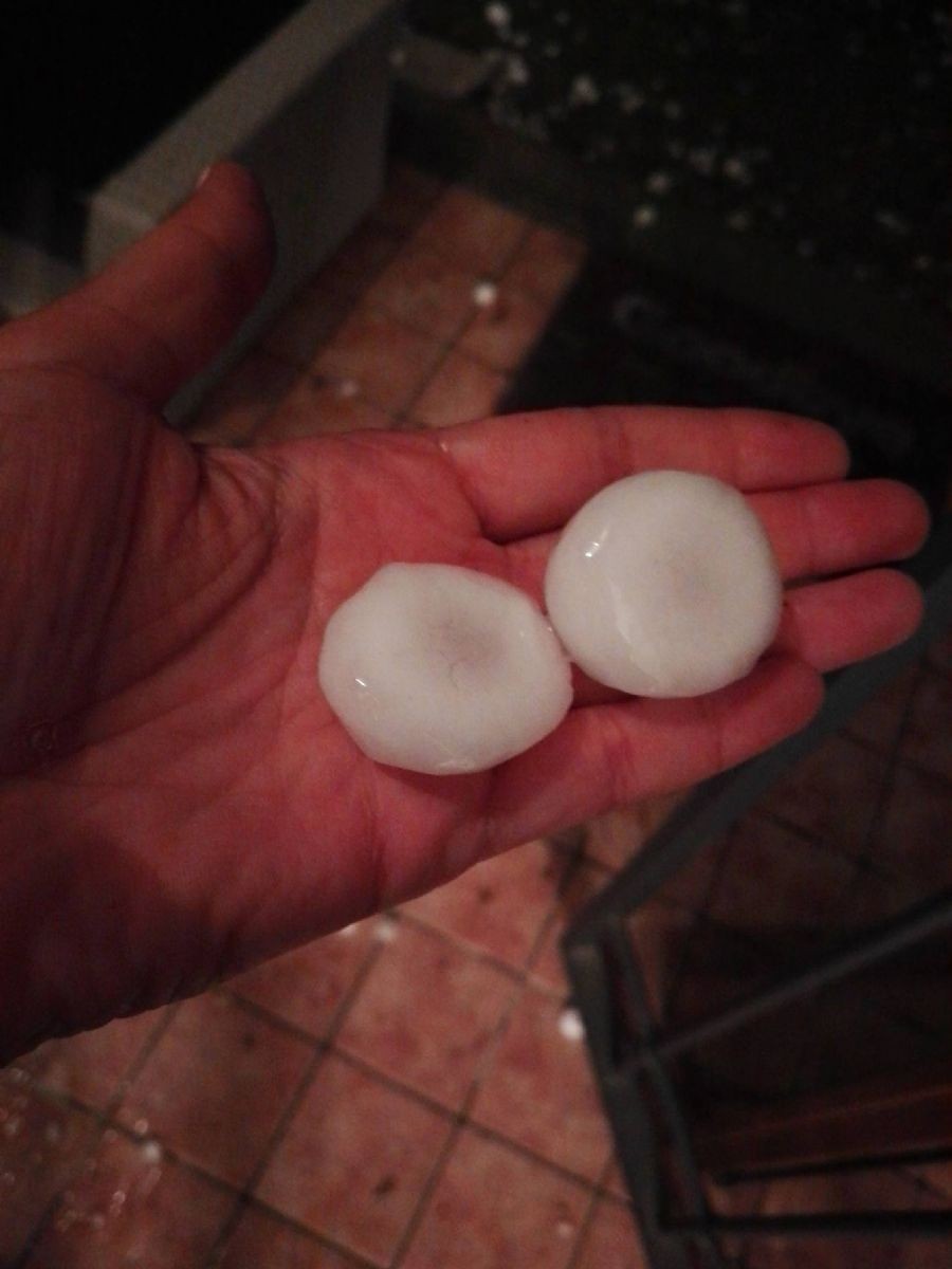 Grandine a Moncalieri