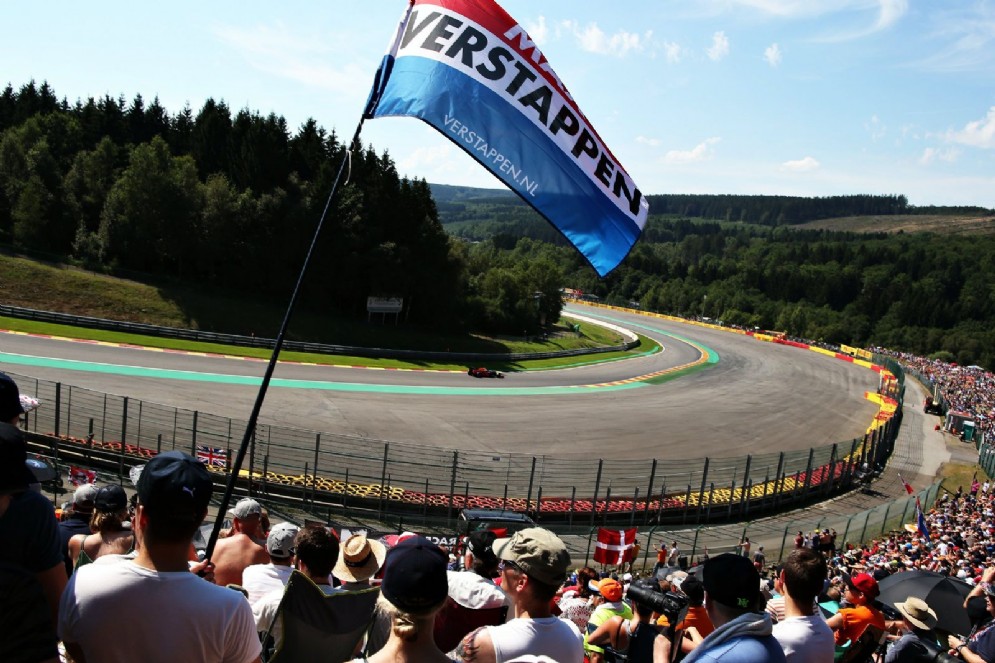I tifosi di Verstappen sulle tribune di Spa