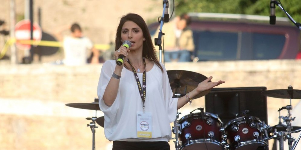 Il sindaco di Roma del MoVimento Cinque Stelle Virginia Raggi.