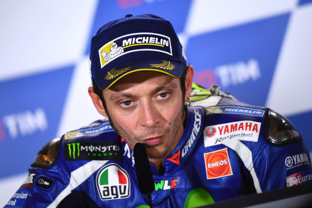 Valentino Rossi in conferenza stampa