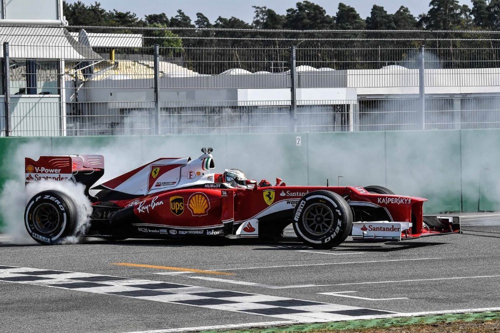 Lo show di Sebastian Vettel a Hockenheim