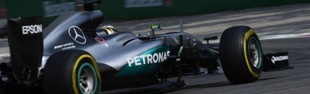 La Mercedes W07 del leader del Mondiale Lewis Hamilton