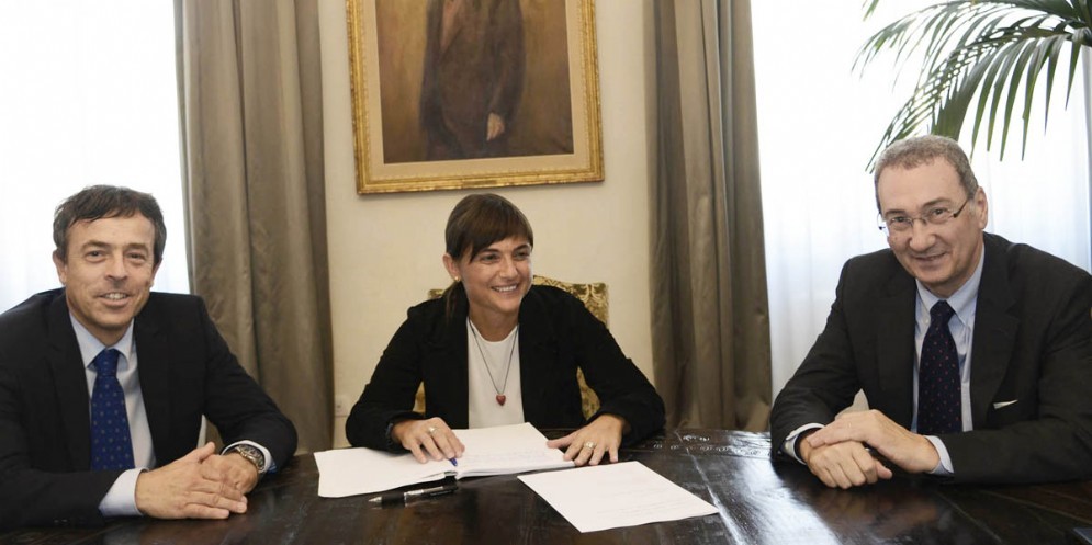 L'incontro tra i vertici della Regione e dell'azienda