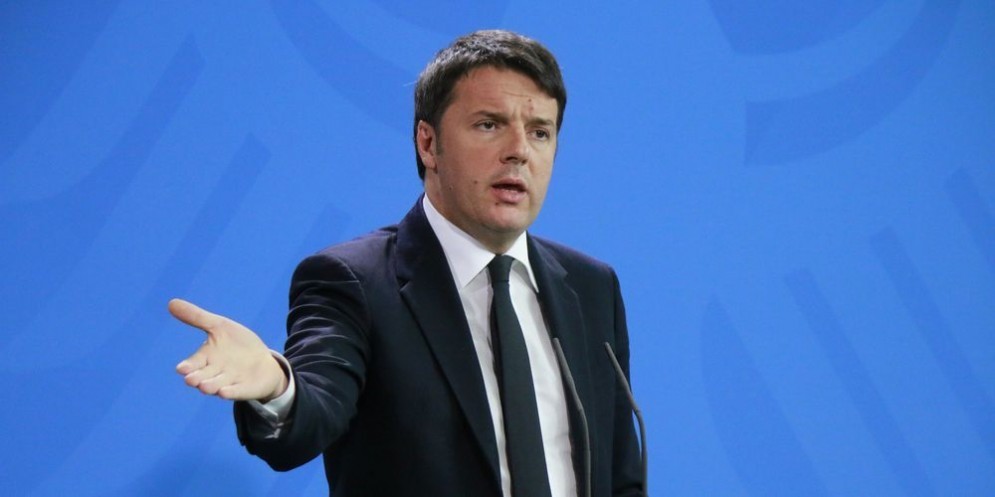 Il presidente del Consiglio Matteo Renzi.
