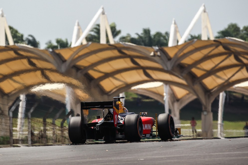 Antonio Giovinazzi in azione in gara-2