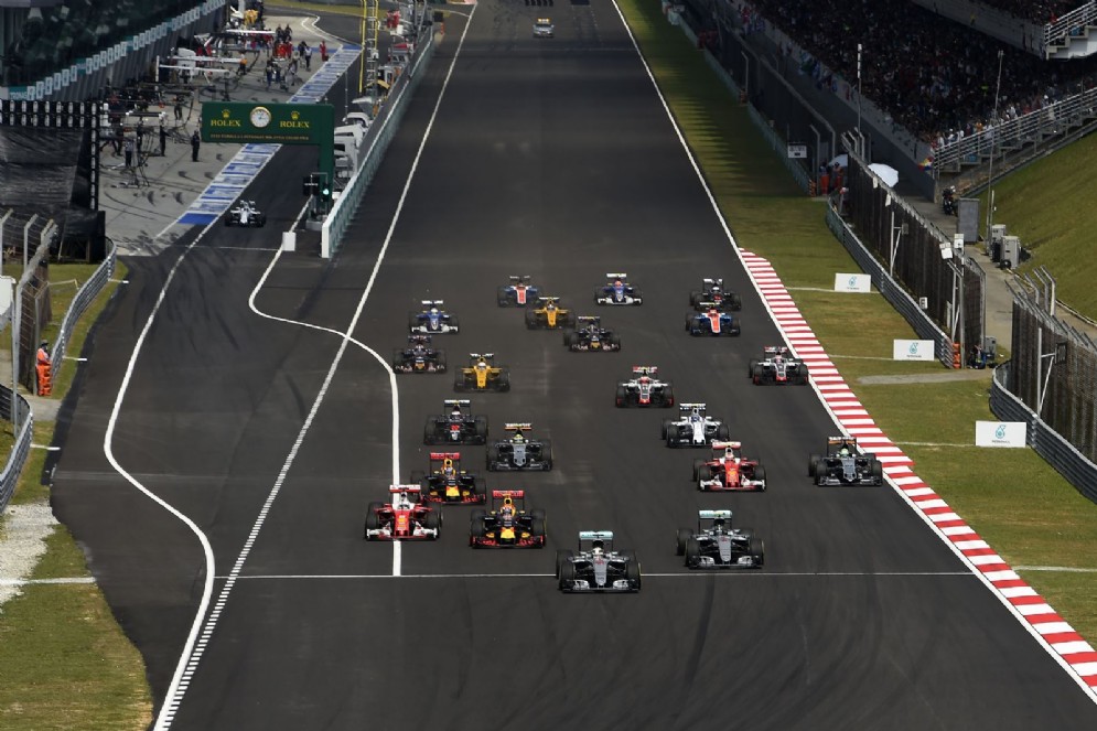 La partenza del Gran Premio di Malesia