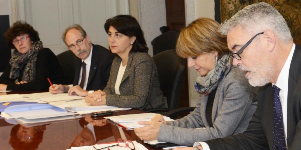 Gli assessori impegnati in giunta