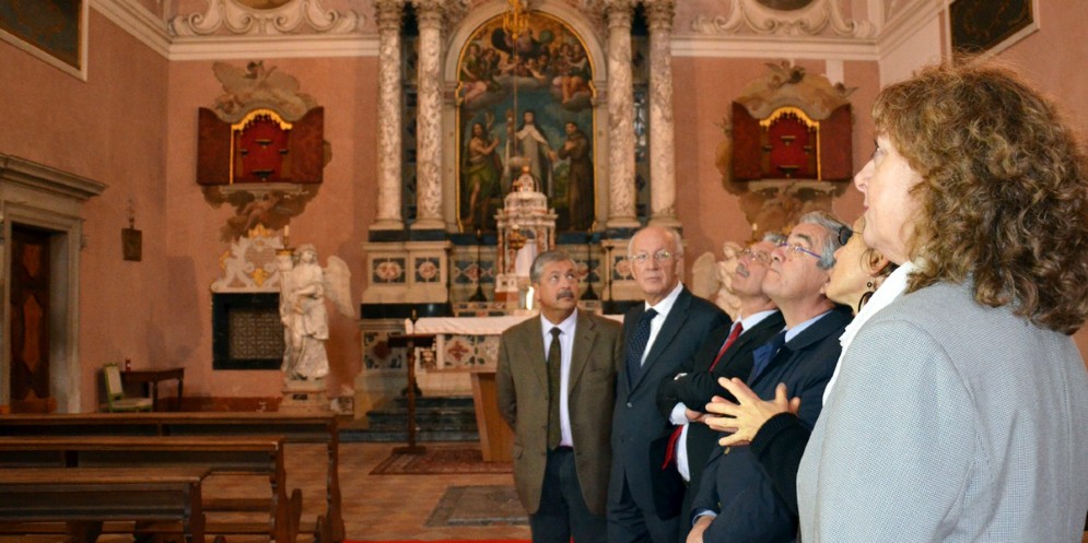 Il sopralluogo all'Uccellis