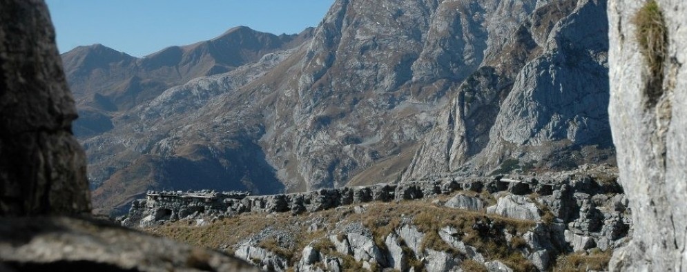 Una delle testimonianze della Grande Guerra sul Pal Piccolo