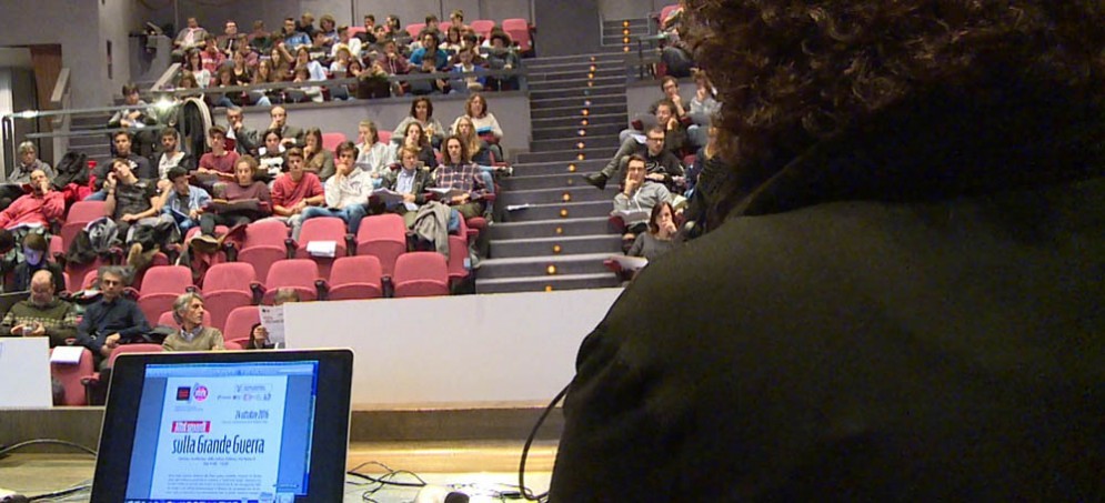 L'incontro "Altri sguardi sulla Grande Guerra", in occasione della LXXI Giornata internazionale delle Nazioni Unite, nell'Auditorium della Cultura friulana - Gorizia 24/10/2016