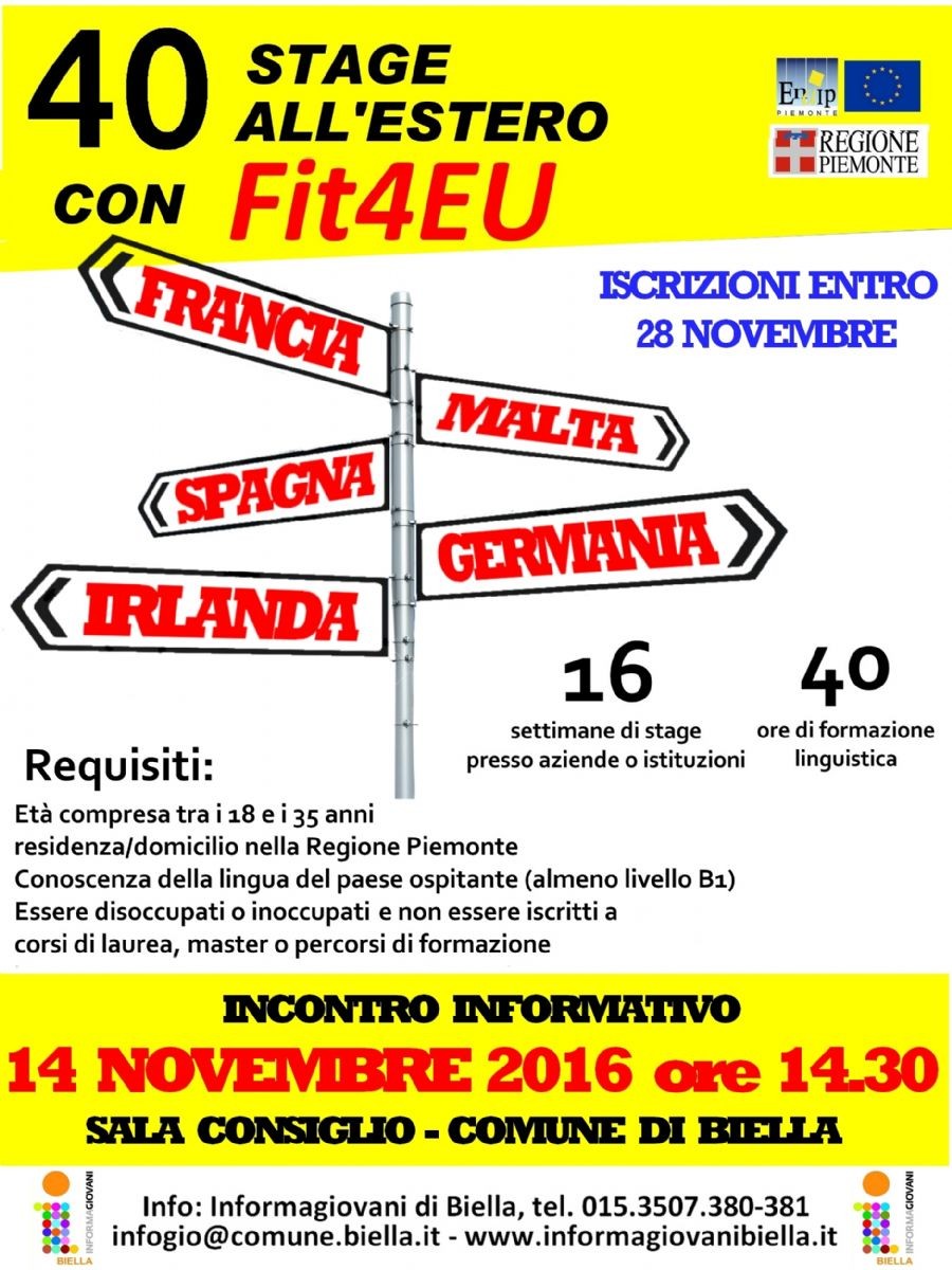 La locandina di Fit4EU