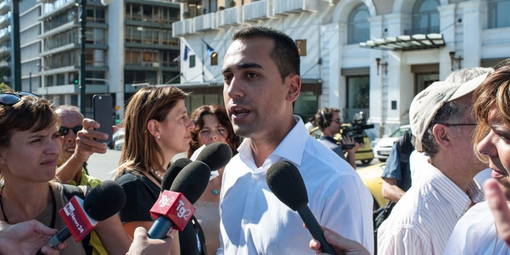 Il presidente della Camera, Luigi Di Maio.