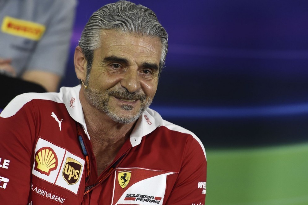 Maurizio Arrivabene in conferenza stampa