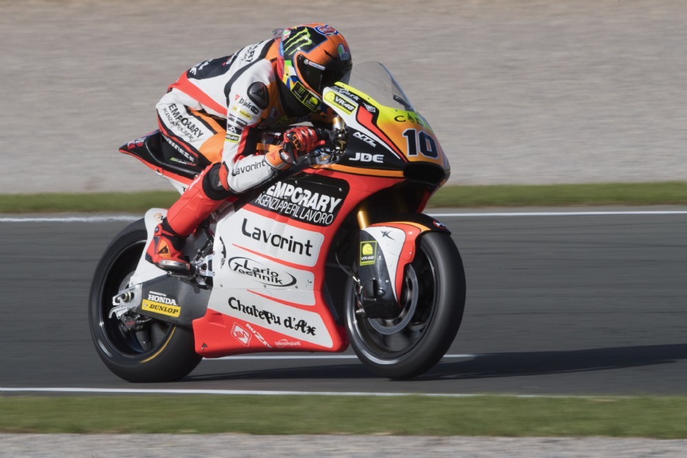 Luca Marini in azione
