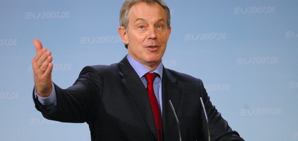 L'ex premier inglese Tony Blair