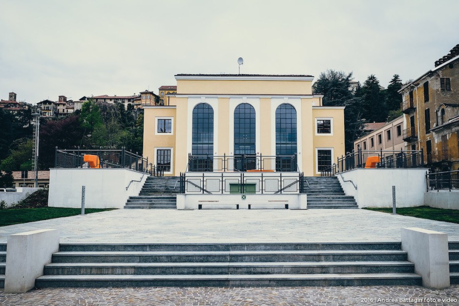 L'esterno della nuova biblioteca civica di Biella