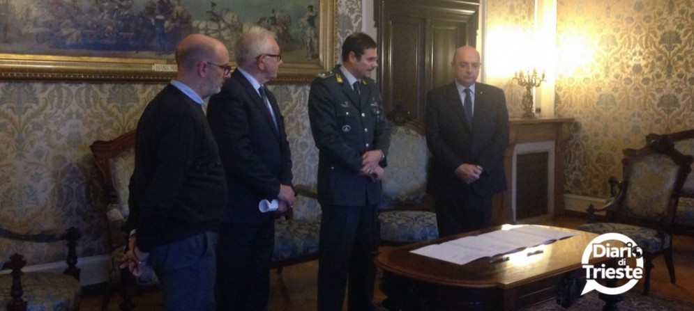 Carlo Grilli, Giorgio Rossi, Giovanni Padula e Roberto Dipiazza