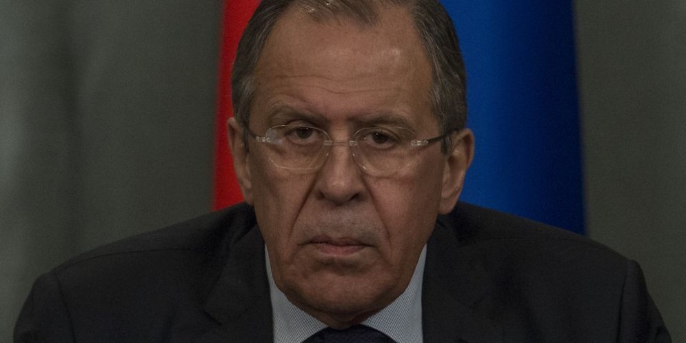 Il ministro degli Esteri russo Sergey Lavrov.