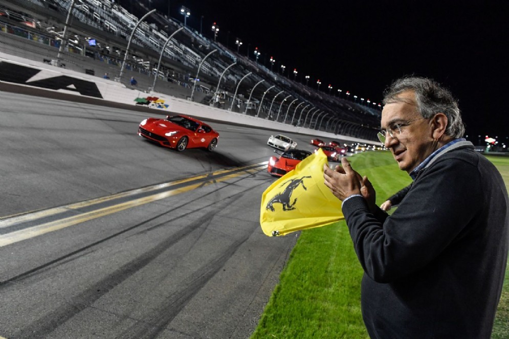 Il presidente Sergio Marchionne alle finali mondiali di Daytona