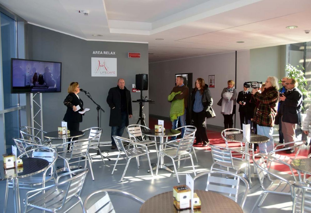 Telecamere, fotografie durante la presentazione di ieri