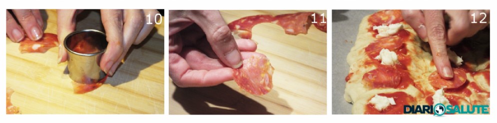 Aggiunta del salame piccante