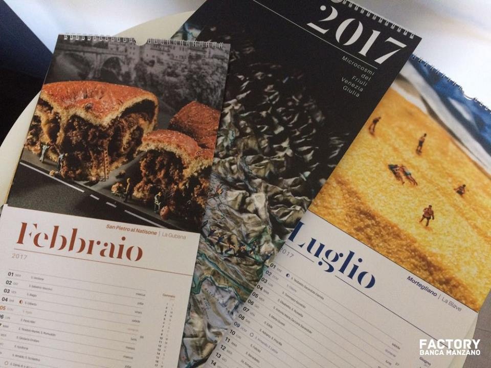 Il nuovo calendario realizzato dalla Factory