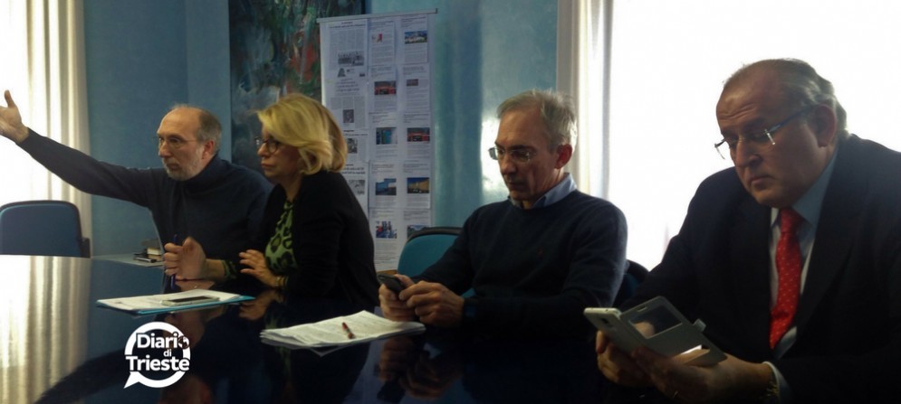 Riccardo Riccardi, Sandra Savino, Roberto Novelli e Rodolfo Ziberna