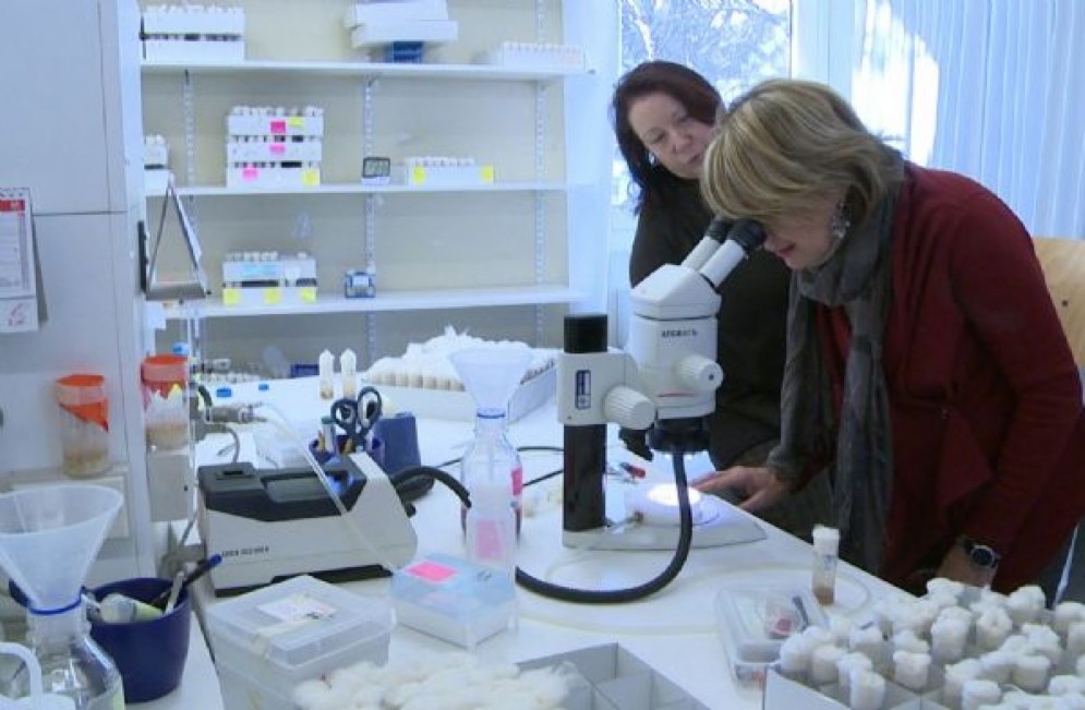 Maria Sandra Telesca (Assessore regionale Salute) visita l'International Centre for Genetic Engineering and Biotechnology / ICGEB
