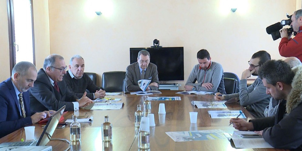 La presentazione dei Mondiali di Ski Alp