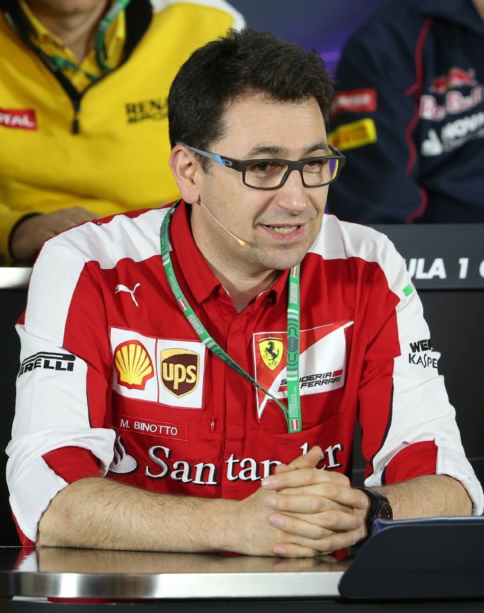Il direttore tecnico Ferrari, Mattia Binotto