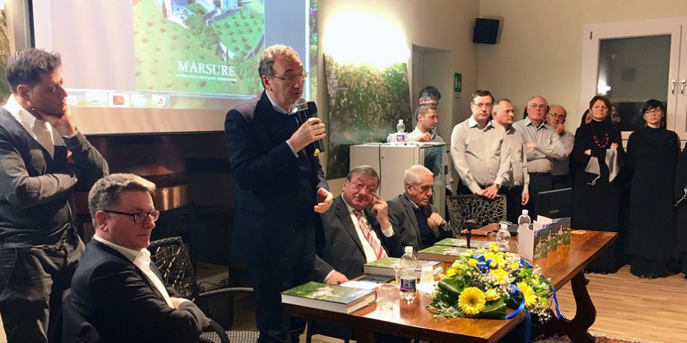 Il vicepresidente della Regione Sergio Bolzonello alla presentazione del volume sulla storia di Marsure