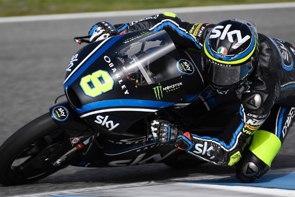 Bulega in azione sulla sua Ktm