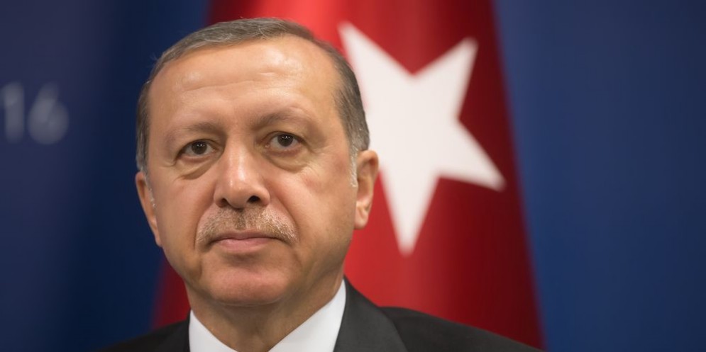 Il presidente turco Tayyp Recep Erdogan.