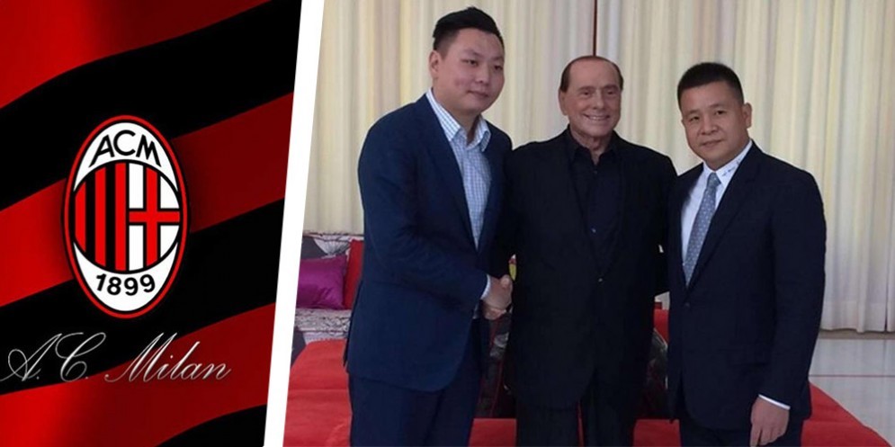 Berlusconi con Li Yonghong e Li Han