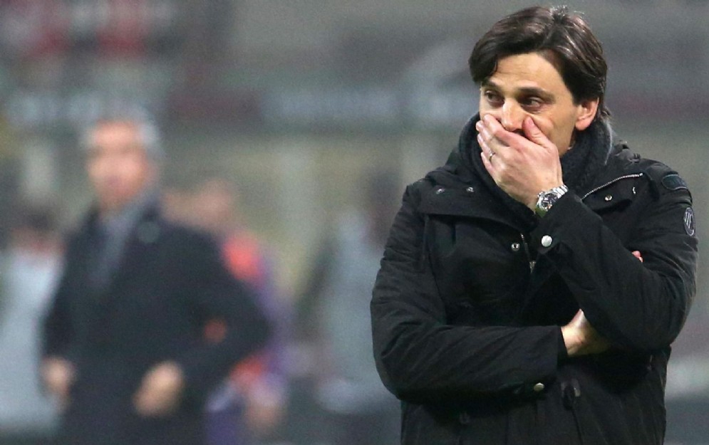 Un pensieroso Vincenzo Montella