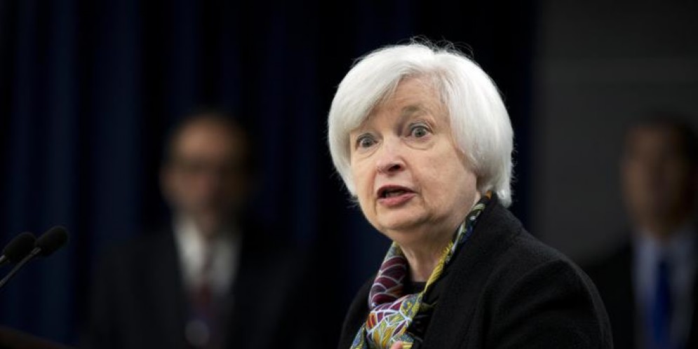 La presidente della Federal Reserve, Janet Yellen.