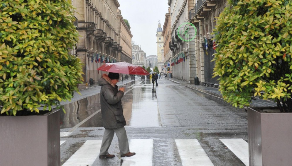 Domenica ecologica in centro (© Ansa/Alessandro Di Marco)